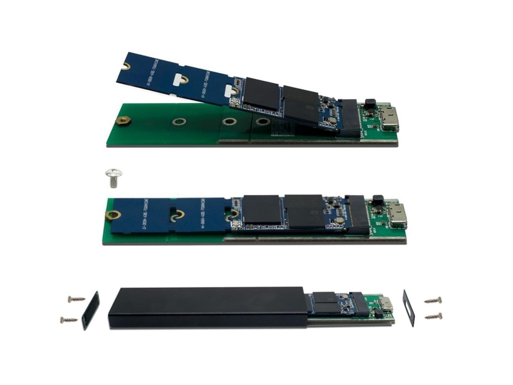 GAVETA EXTERNA NISUTA USB 3.0 PARA DISCOS M.2 SSD