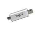 LECTOGRABADOR NISUTA DE TARJETAS DE MEMORIA MULTIFUNCION CON CONECTOR NISUTA  USB C, USB 3.0 Y CARCAZA DE ALUMINIO