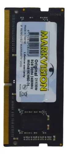 MEMORIA MARKVISION SODIMM DDR4 8G 2400 MHZ BULK