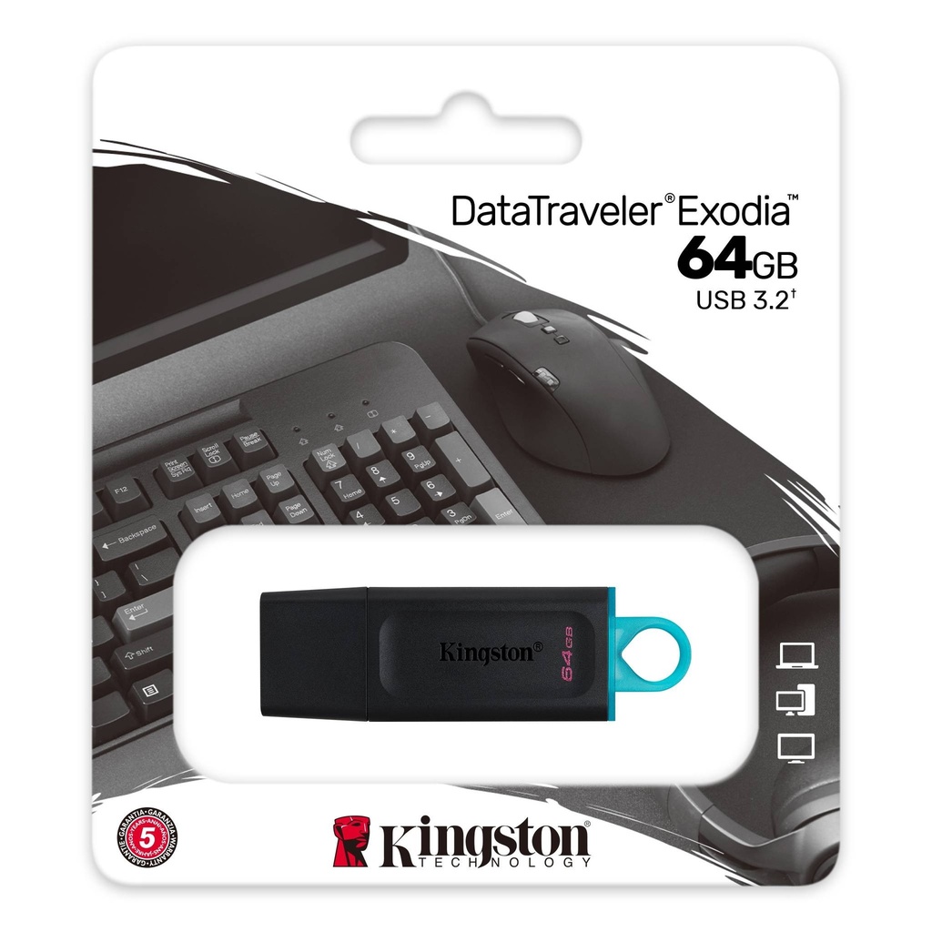 PEN DRIVE KINGSTON 64GB USB 3.2 DTX (9829)