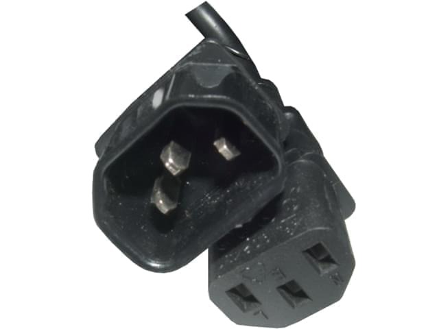 CABLE ALIMENTACION 220V 10A C13-C14 1,5M de CPU a monitor 3X0.75mm2 IRAM