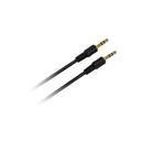 CABLE NISUTA AUDIO STEREO 3.5MM M-M 1.8M