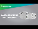 CARGADOR NISUTA USB DE 2 PUERTOS Y 2,4 AMPER CON CABLE USB C DE 1M