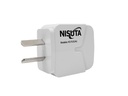 CARGADOR NISUTA USB DE 2 PUERTOS Y 2,4 AMPER CON CABLE USB C DE 1M