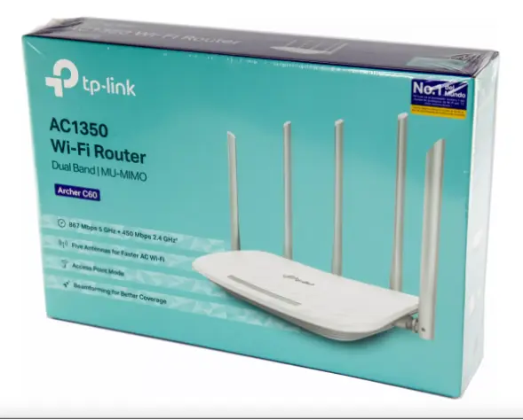 [ARCHER C60] ARCHER C60 AC1350 WIR DUAL BAND 5 ANTENAS TP-LINK 