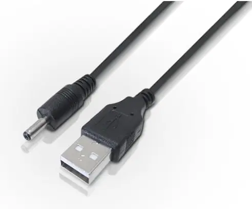 CABLE NISUTA DE ALIMENTACION USB A PLUG 1.35MM