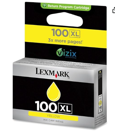 CARTUCHO LEXMARK  100XL AMARILLO P/PRO 