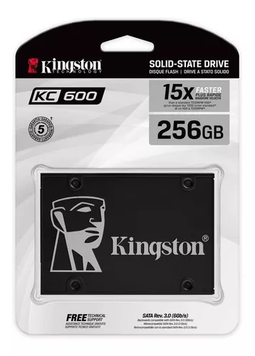 DISCO RIGIDO SSD KINGSTON 256G   KC600 2.5 SATA3