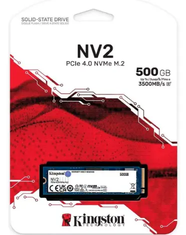 [SNV2S/500G] DISCO RIGIDO SSD M.2 KINGSTON SNV2S 500GB NVME PCIE 4.0