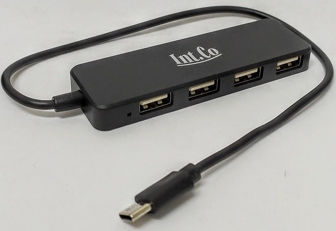 HUB USB INT.CO 2.0 DE 4 PUERTOS  C/LUZ  C/INTERRUPTOR