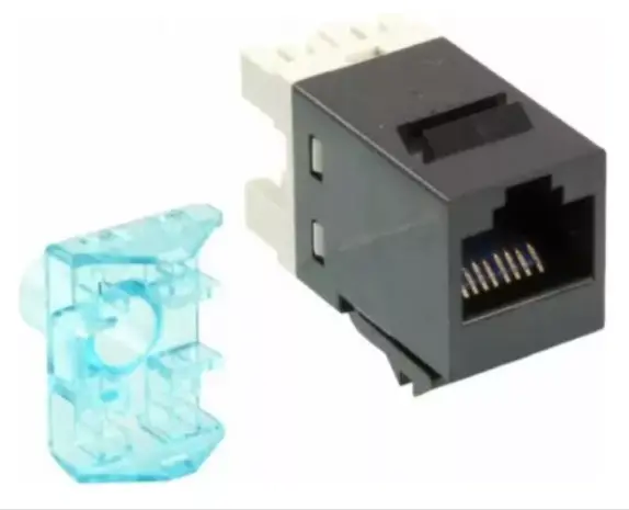 [698820-1] JACK COMMSCOPE CAT 5 NEGRO