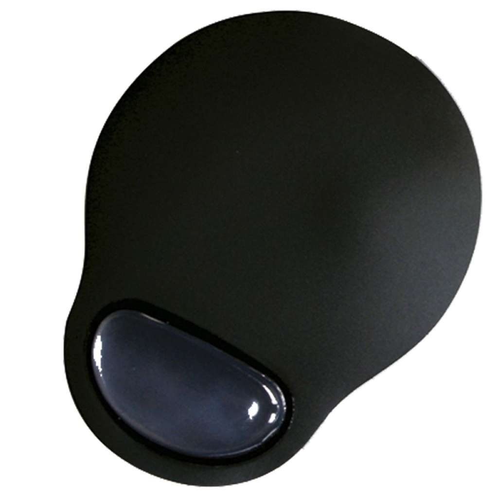 PAD MOUSE GEL LISO NEGRO INTCO