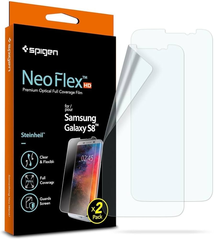 PROTECTOR DE PANTALLA SPIGEN NEOFLEX P/SAMSUNG GALAXY S8 X 2