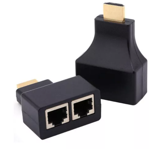 EXTENSOR HDMI EXTENDER POR UTP BY CAT-5e/6 CABLE 30 METROS
