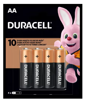 [MN-1500] PILAS ALCALINAS DURACELL AA BLISTER X4