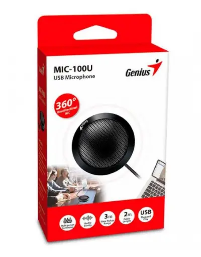 MICROFONO CONFERENCIA GENIUS 360 GRADOS USB