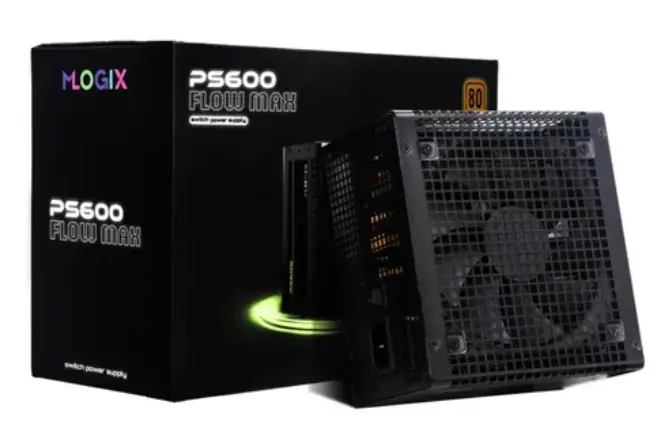 [PS600 FLOW MAX] FUENTE PC GAMER MLOGIX 600W 80 PLUS BRONCE